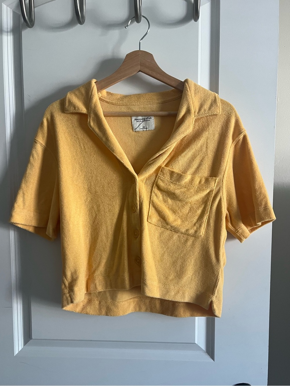 Abercrombie & Fitch Terry Cloth Crop Top sz XS